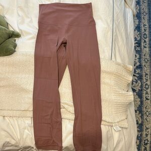 Pinkish Lululemon leggings size 4